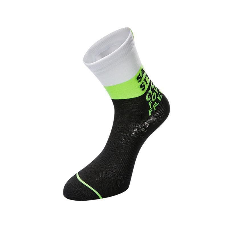 Calcetines ciclismo negro/blanco/verde – RutaDeporte