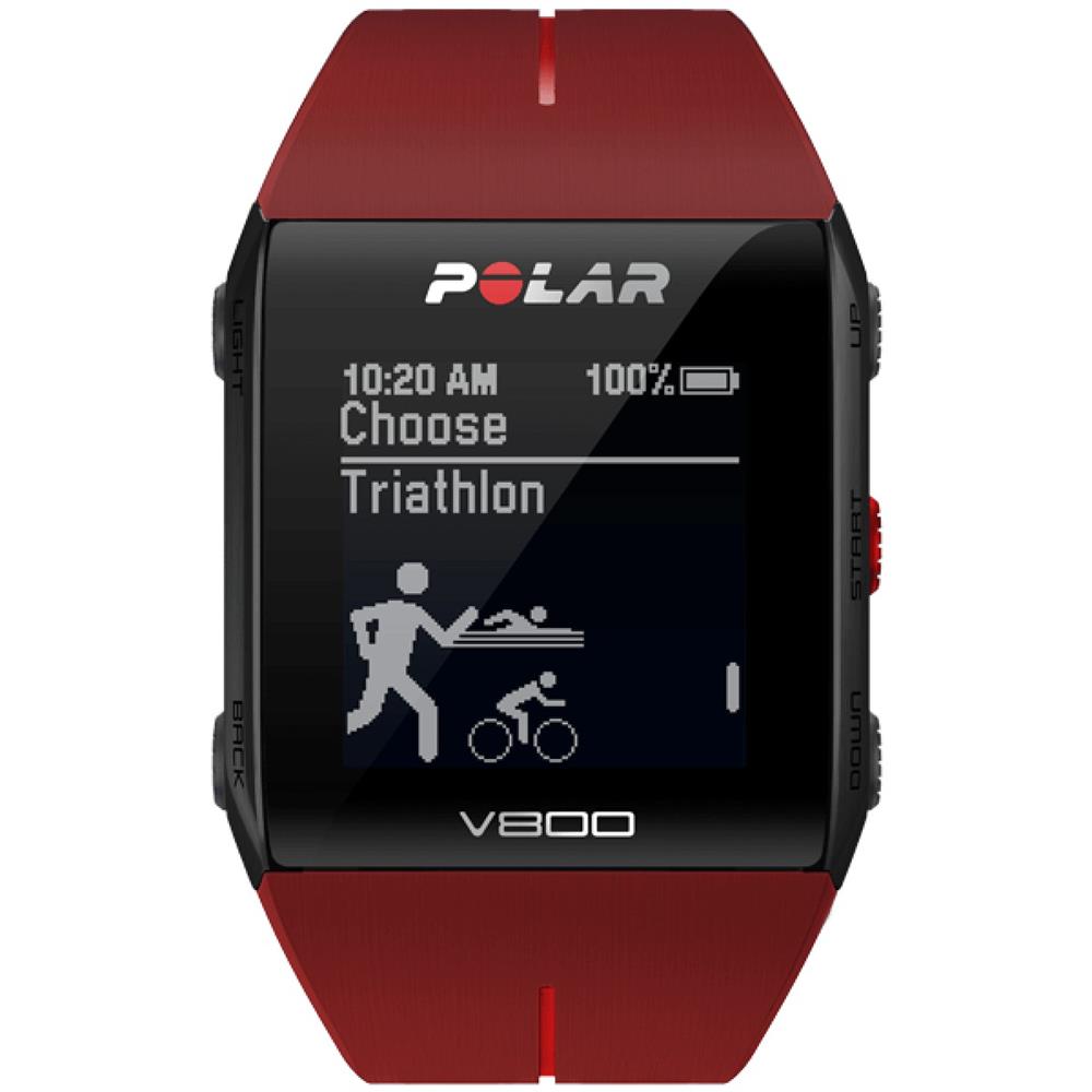 POLAR COMPUTERV800 RED HR EMEA/LATAM