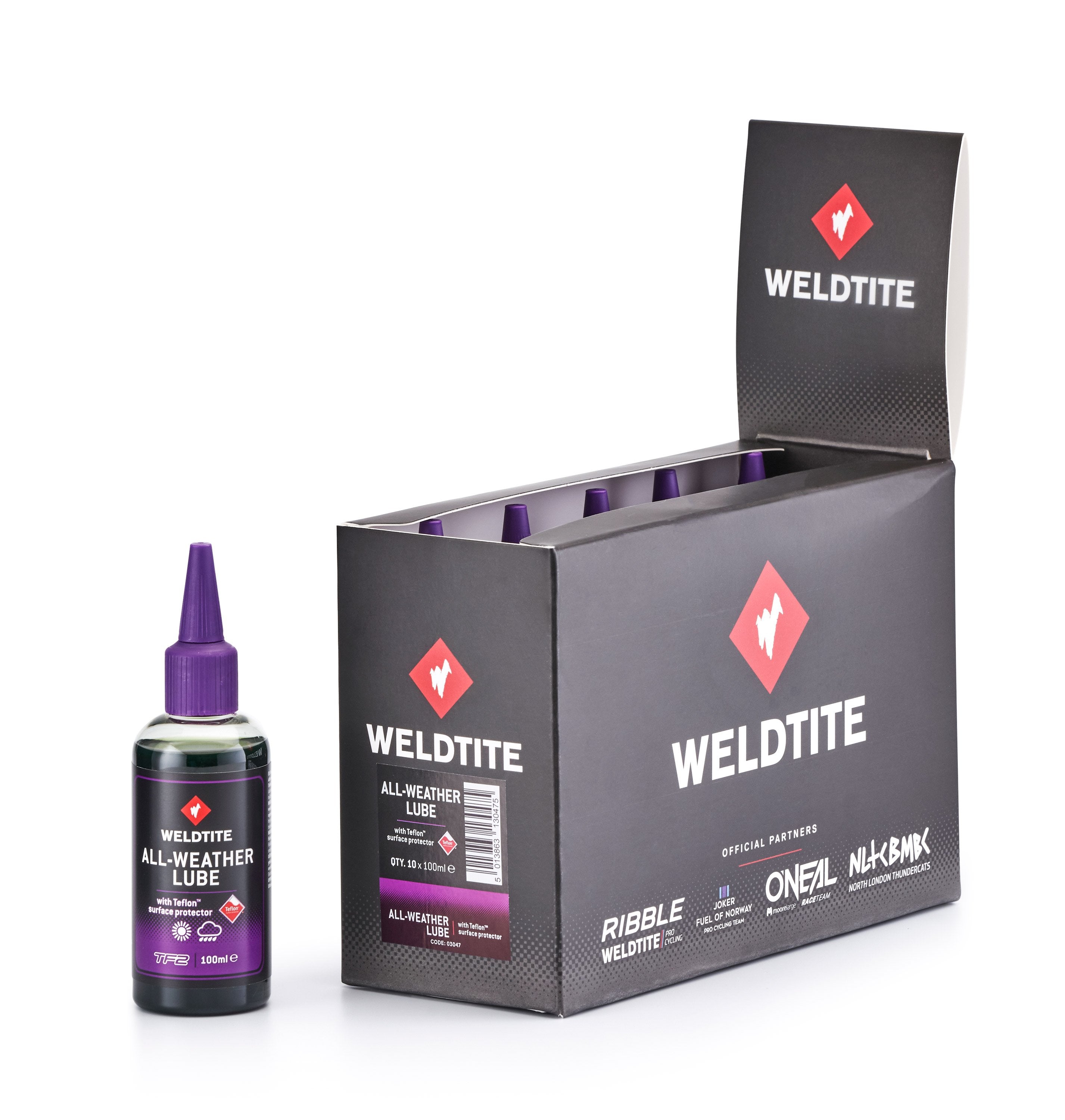 PACK 10 UNIDADES LUBRICANTE DE CADENA WELDTITE CON TEFLÓN 100 ML