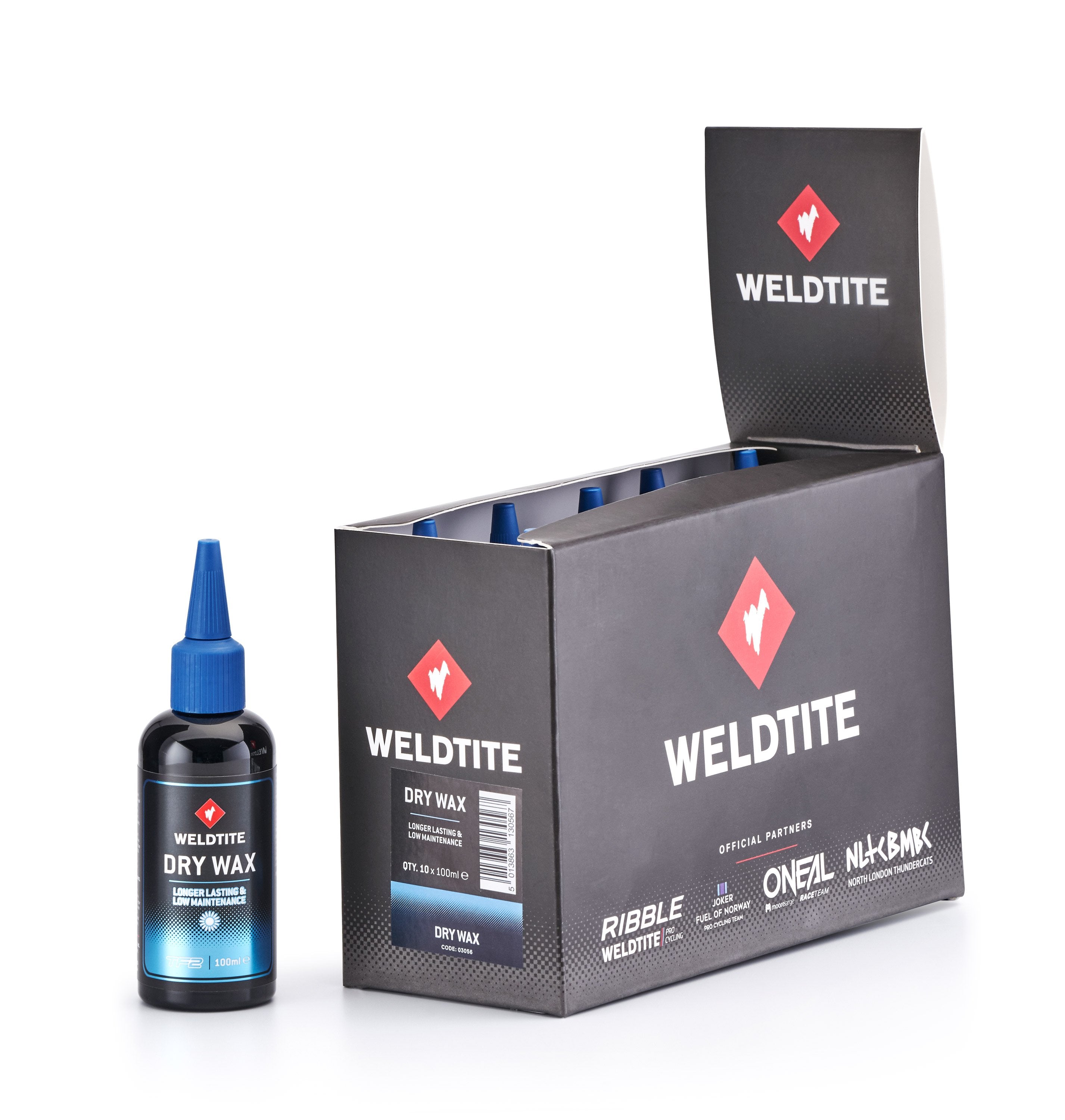PACK 10 UNIDADES LUBRICANTE DE CADENA SECO DRY WAX WELDTITE 100 ML