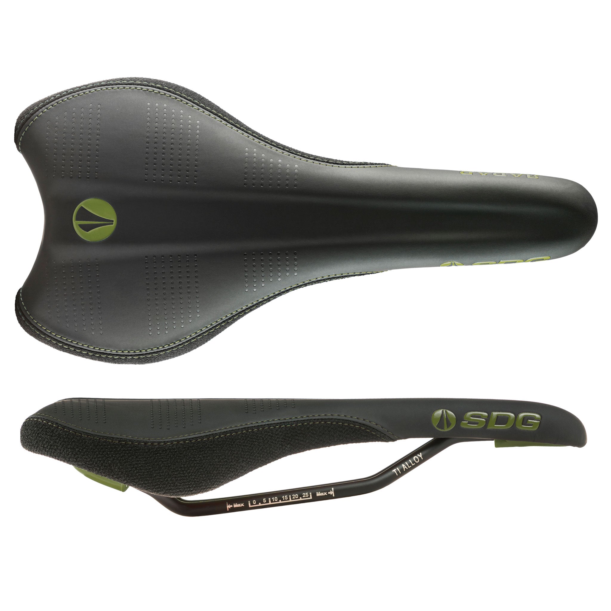 ASIENTO SDG RADAR TI BLACK /OLIVE GREEN BASE