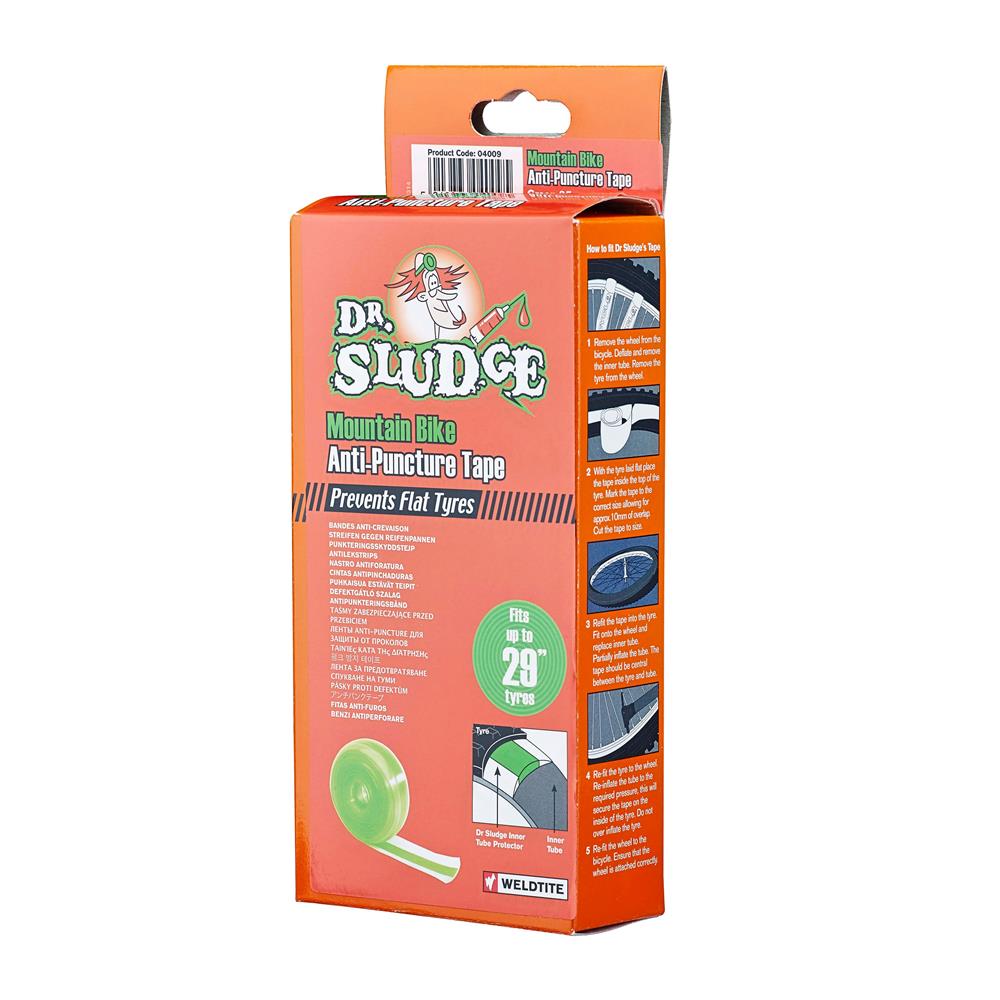 CINTA PROTECTORA  DR SLUDGE WELDTITE TUBULAR DE MTB VERDE 29