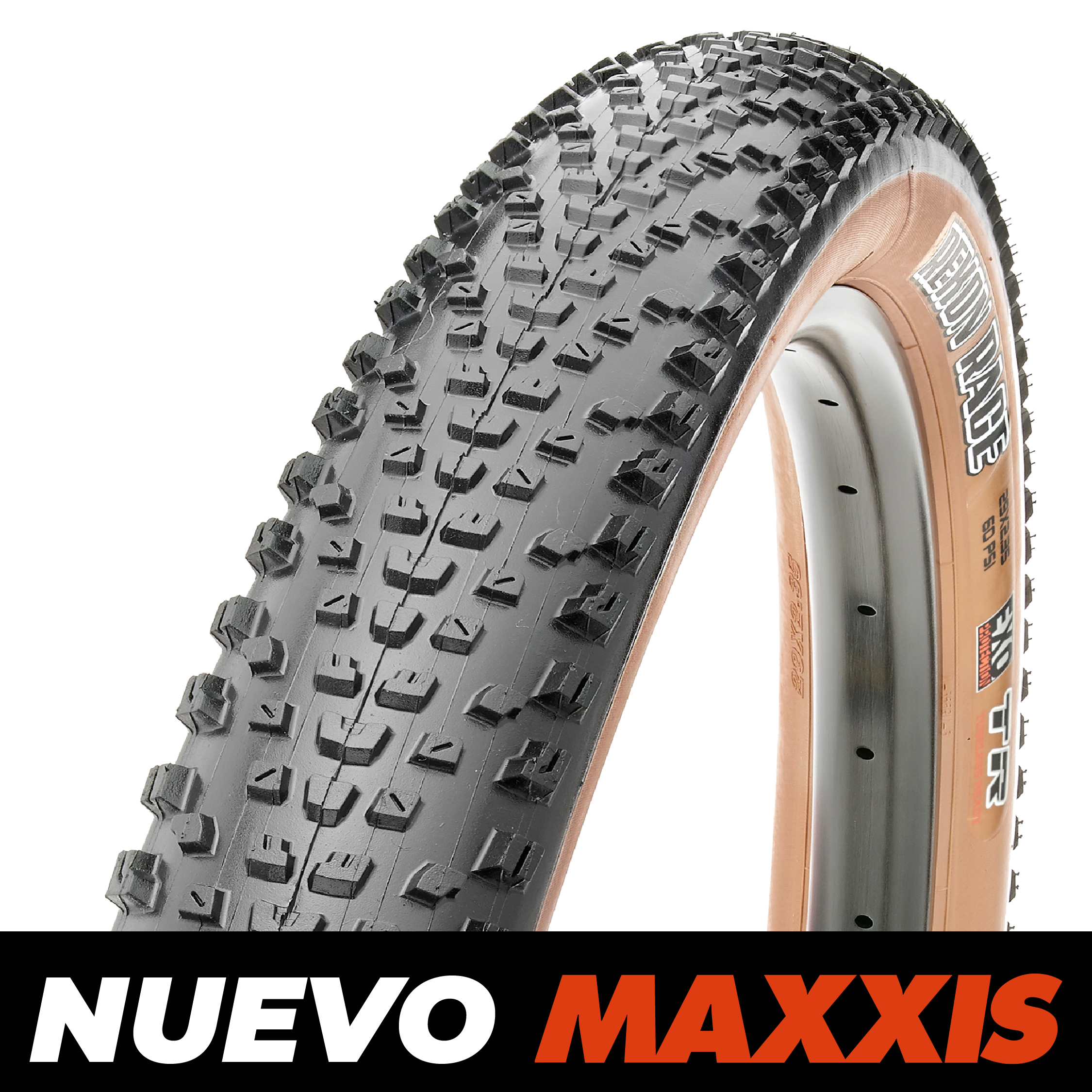 Neumático MTB MAXXIS REKON RACE 29X2.35 2C/EXO/TR TANWALL