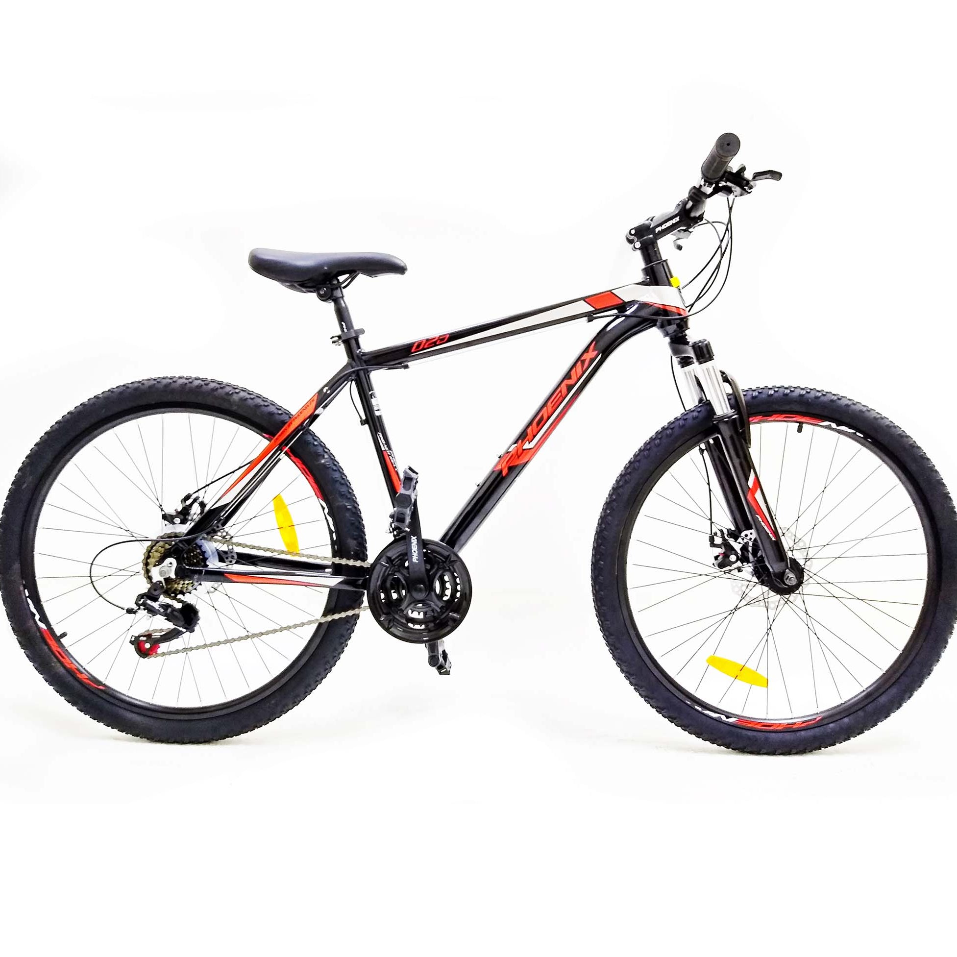 Bicicleta 26 MTB Phoenix Disco 21S Negra/Roja