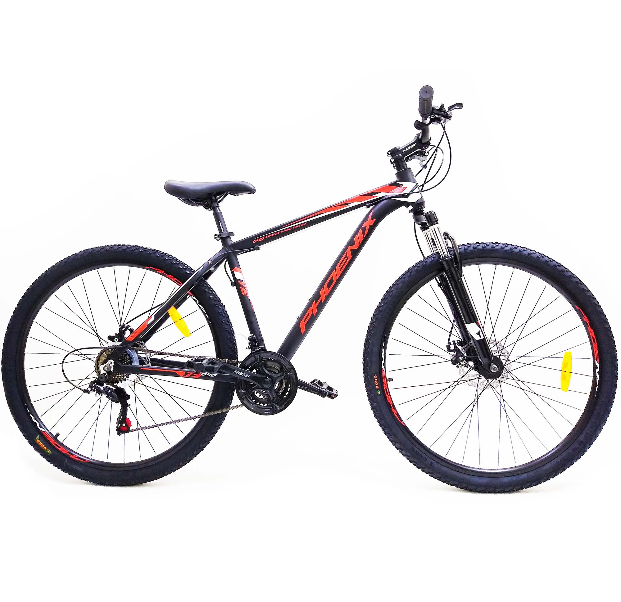 Bicicleta 29" MTB Phoenix Disco 21S Negra/Roj