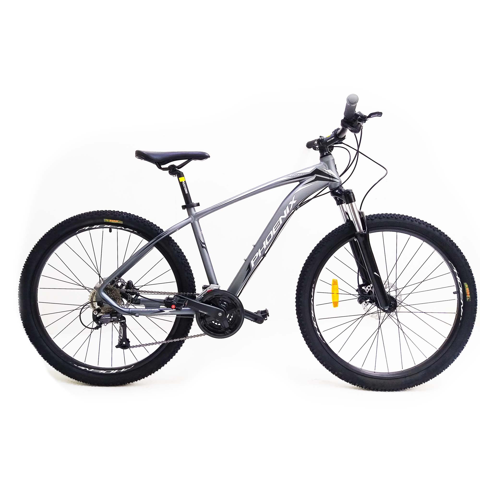Bicicleta 27.5 MTB Phoenix Disco 27S Negr/Grs