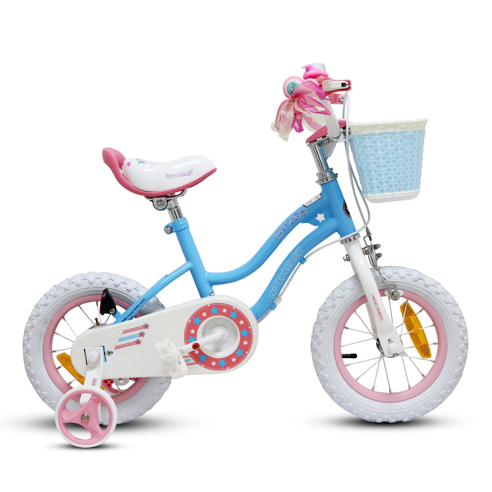 Bicicleta Royal Baby Niña Star aro 12 Azul