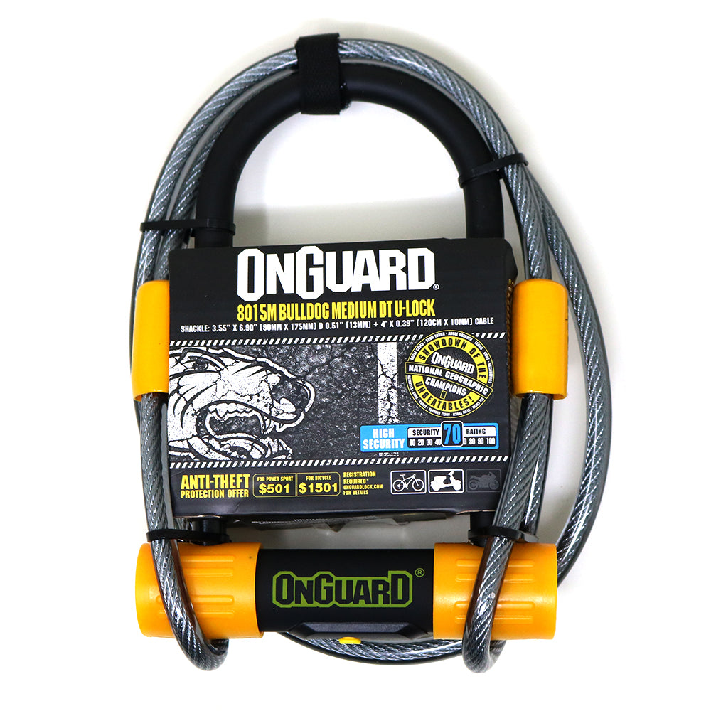 Candado On Guard U Lock Bulldog Medium DT Cab RutaDeporte