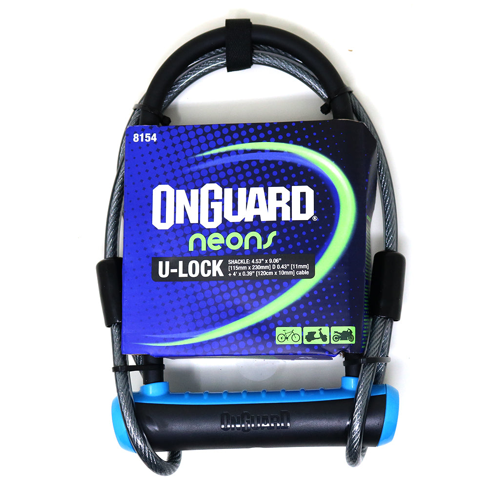 Candado U-lock Onguard Neons negro